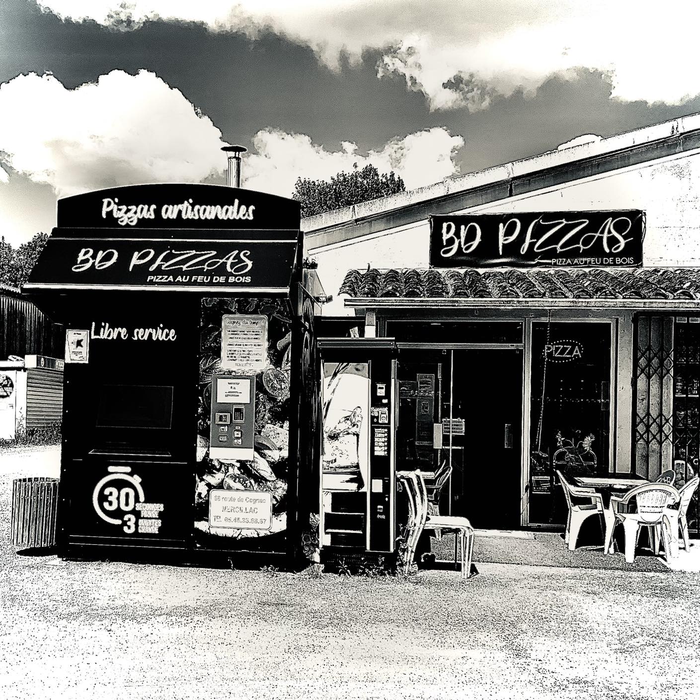 Distributeur 24h/24 pour événements – Réception de 50 pizzas en 3 minutes à Saint-Brice, Réparsac ou Julienne. Service nocturne inclus
